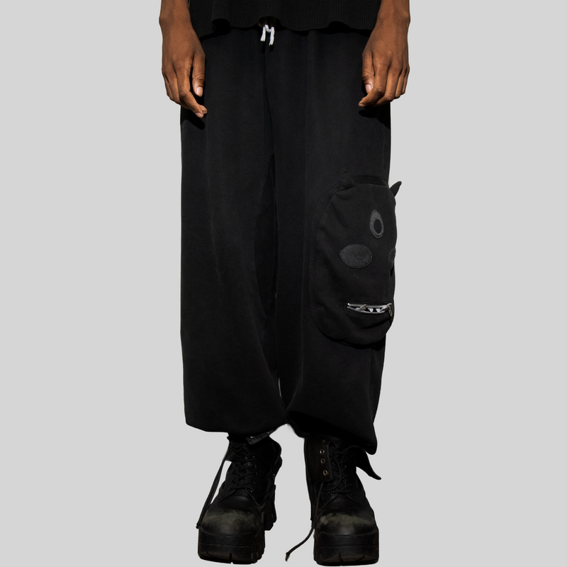 Demon Dropped-Crotch Pants