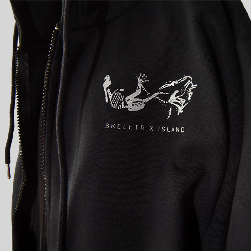 Skeletrix Island Zip-Up Metallic Print  (Pre Order)