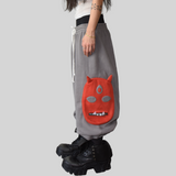 Demon Dropped-Crotch Pants Red