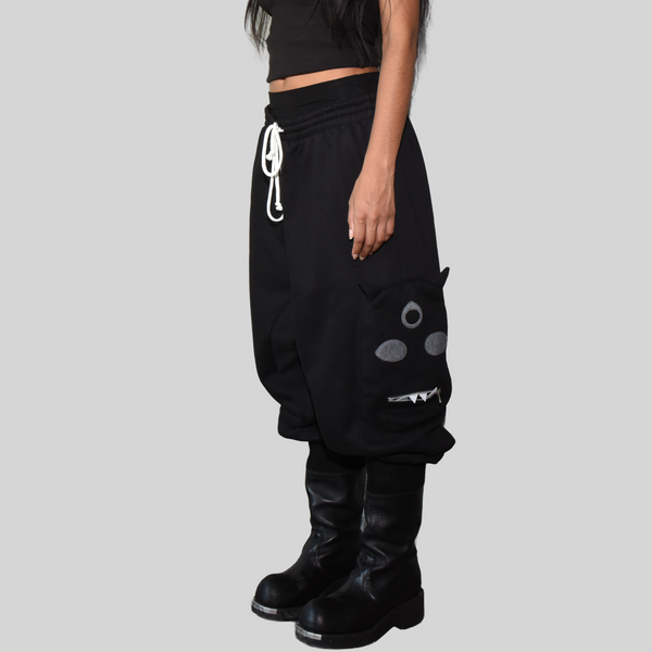 Demon Dropped-Crotch Pants