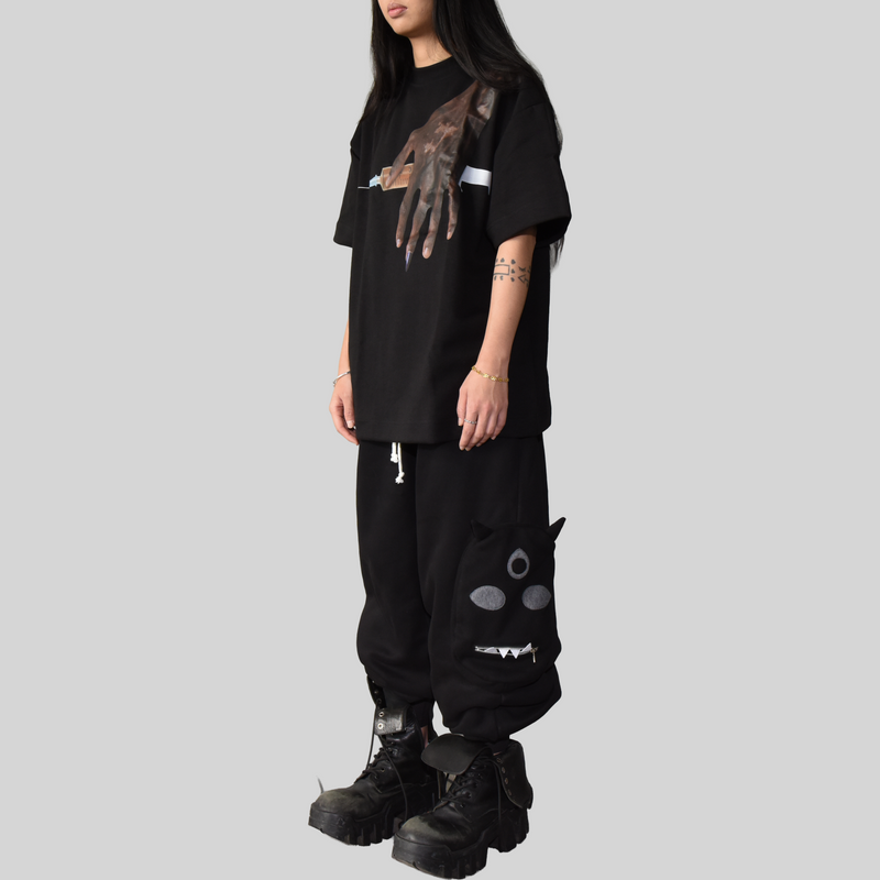 Demon Dropped-Crotch Pants